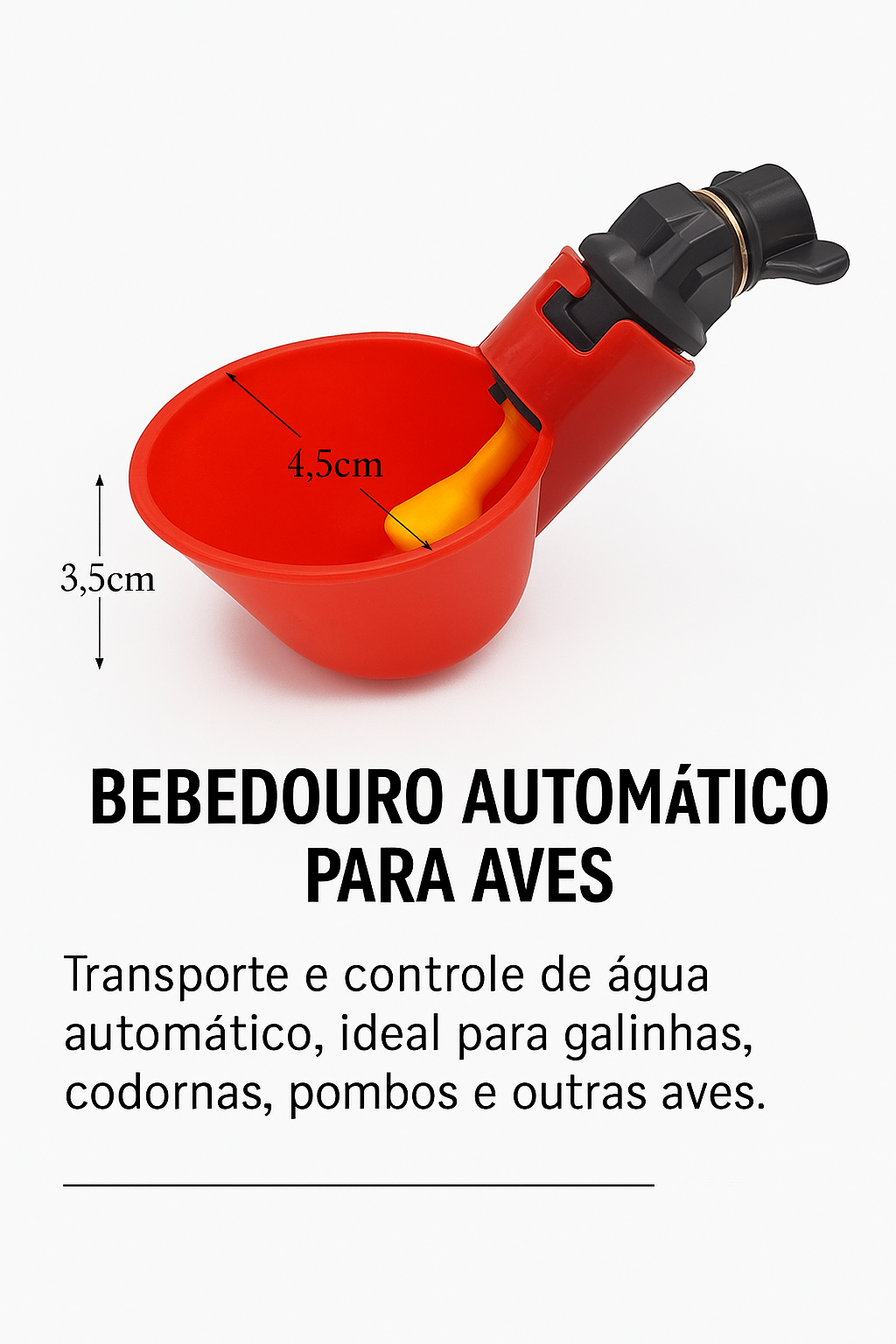 Bebedouro Automático para Aves