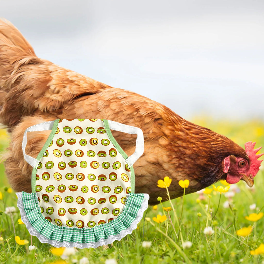 1PC Hen Apron Elastic Chicken Saddle Feather Protector Adjustable Pet Clothes Birds Chicken Dress Poultry Apron for Cold Weather