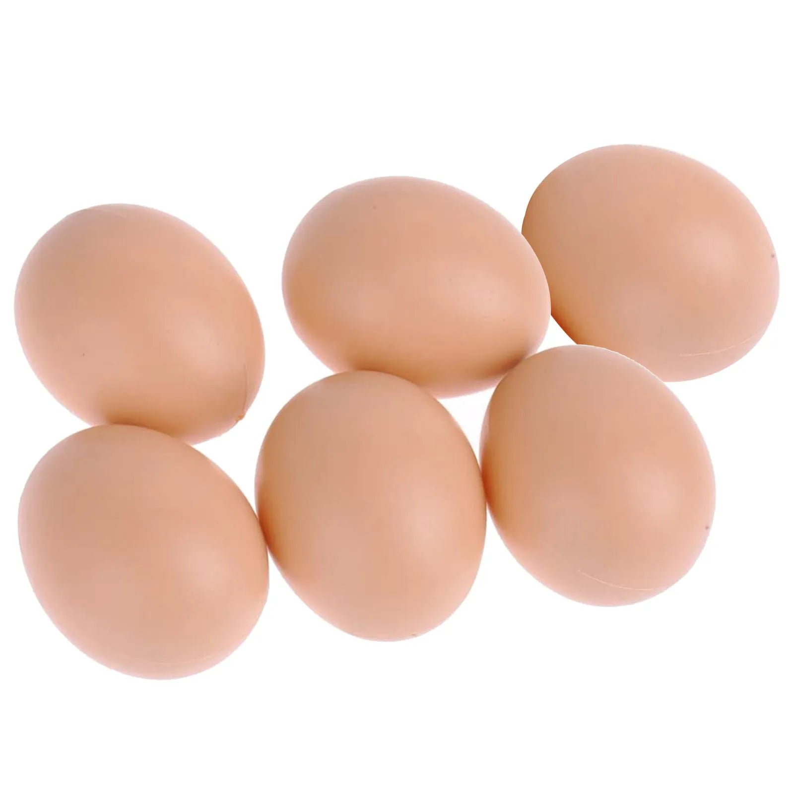 Ovos de plástico realista.