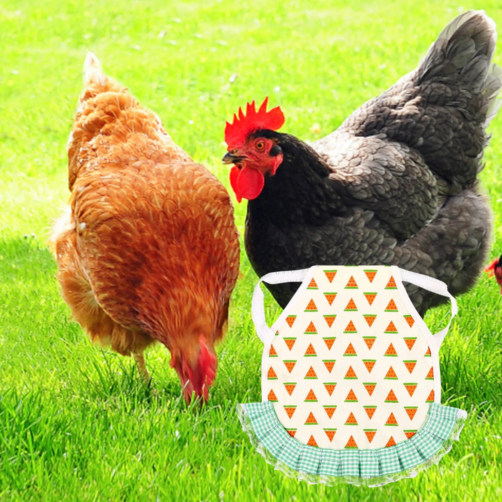 1PC Hen Apron Elastic Chicken Saddle Feather Protector Adjustable Pet Clothes Birds Chicken Dress Poultry Apron for Cold Weather