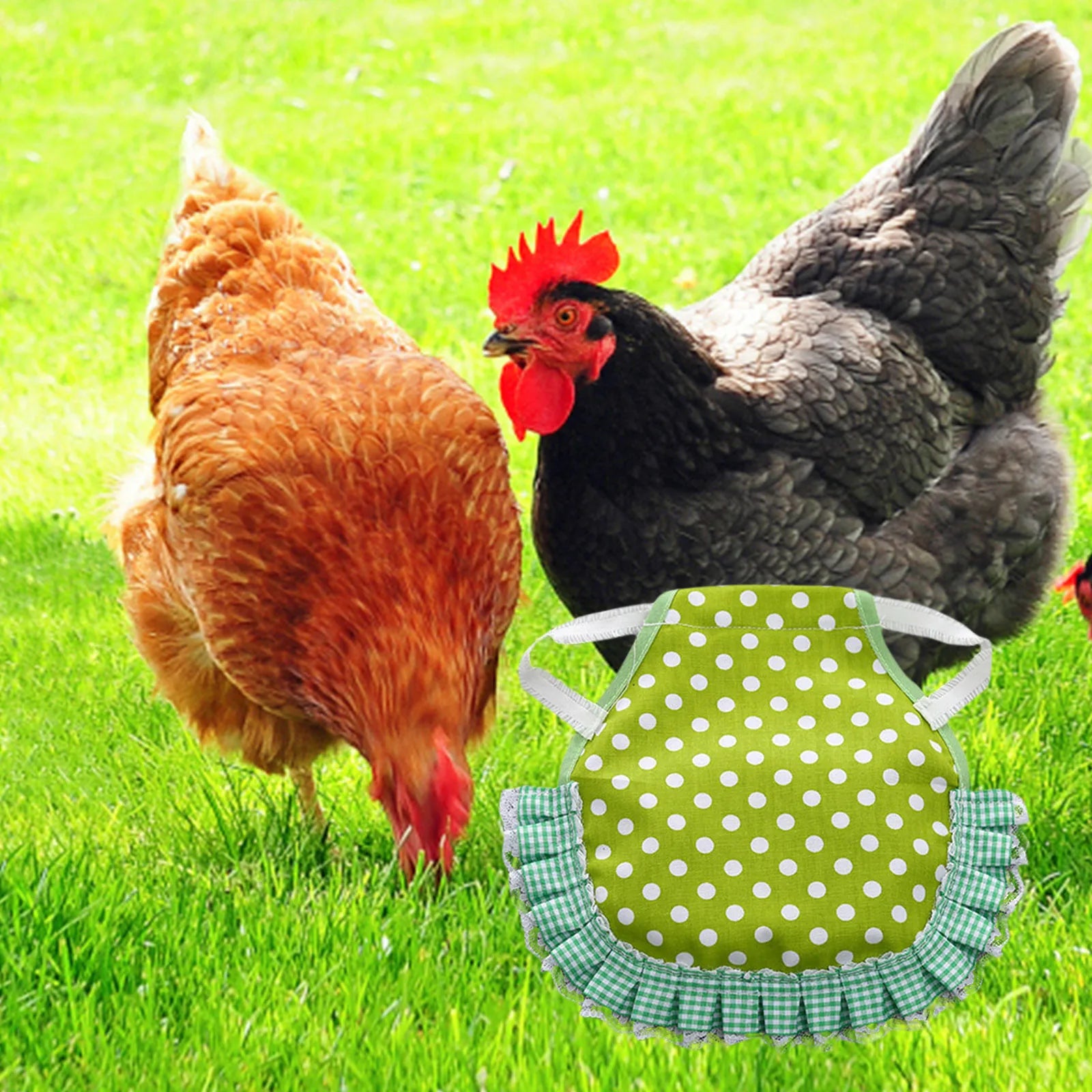1PC Hen Apron Elastic Chicken Saddle Feather Protector Adjustable Pet Clothes Birds Chicken Dress Poultry Apron for Cold Weather